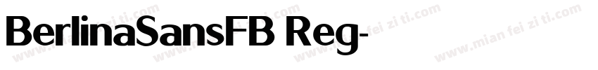 BerlinaSansFB Reg字体转换